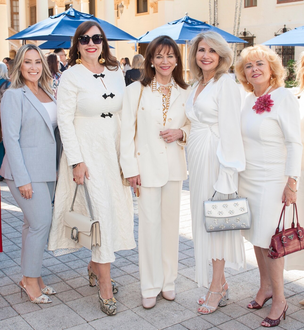Jovianna Gonzalez with colleagues at a South Florida chamber of commerce event