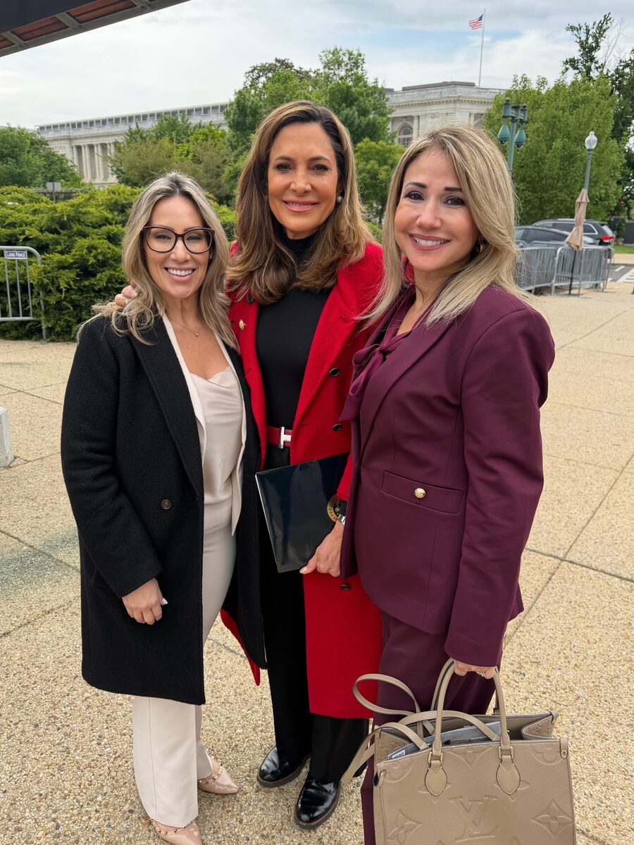 Jovianna Gonzalez at an event near the U.S. Capitol in Washington, D.C.