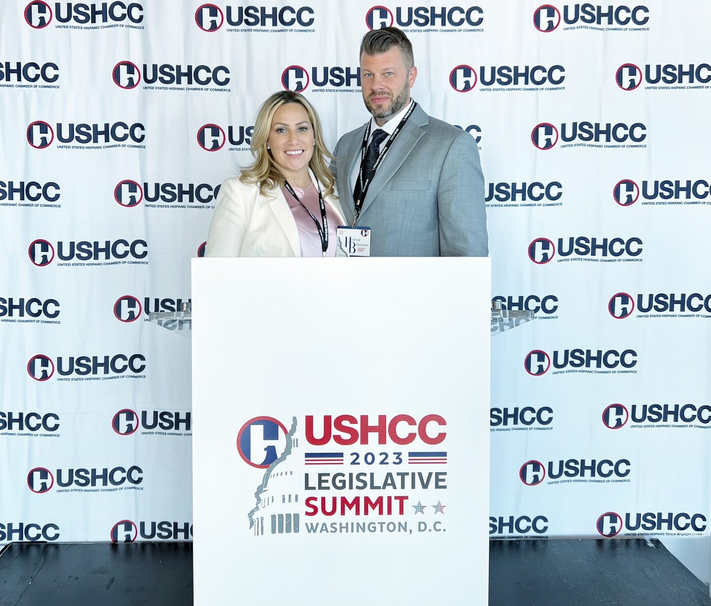 Jovianna Gonzalez at the U.S. Hispanic Chamber of Commerce Legislative Summit in Washington, D.C.